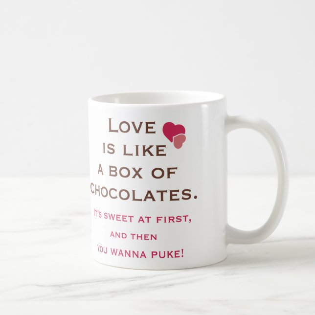 Caneca do Dia Anti-Valentim (Direita)
