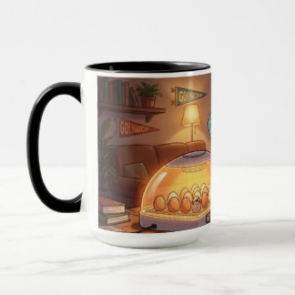 Caneca do Dia da Eclosão – Xícara de Café do Relóg