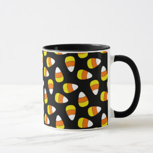 Caneca do Dia das Bruxas do milho de doces