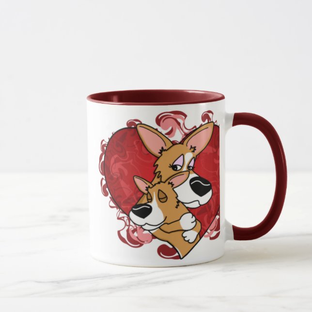 Caneca do dia das mães do Corgi (Direita)