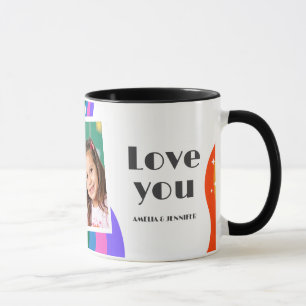 Caneca do Dia das Mães Groovy Mama com Foto Person
