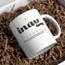 Caneca do Dia das Mães — Inay 5 Estrelas de Avalia