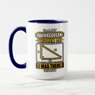 Caneca do Dia do Teorema de Pitágoras
