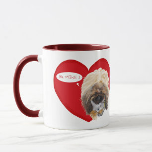 Caneca do Dia dos Namorados do Pequinês