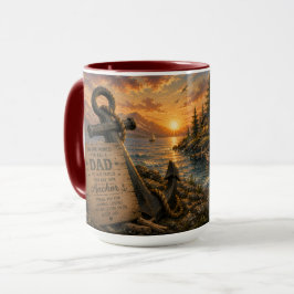 Caneca do Dia dos Pais 'Nosso Âncora'
