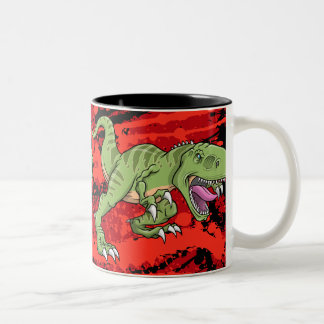 Caneca do dinossauro de Rex do tiranossauro