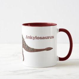 Caneca do dinossauro do Ankylosaurus