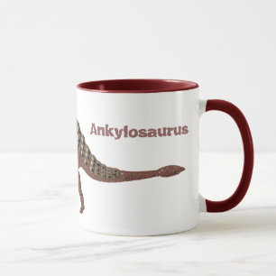 Caneca do dinossauro do Ankylosaurus