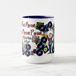 Caneca do disc-jockey de rádio Ken “The Merson Per