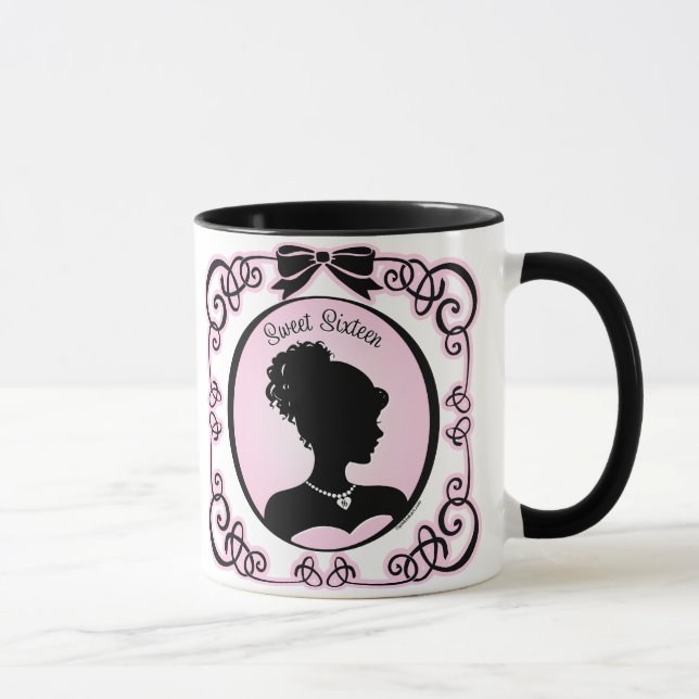 Caneca do doce 16 do cameo (Direita)