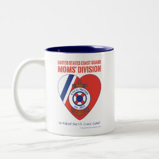 Caneca do Dois-Tom da divisão das mães de USCG