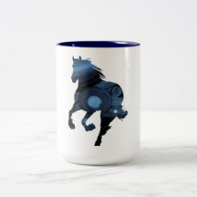 Caneca do Dois-Tom do cavalo