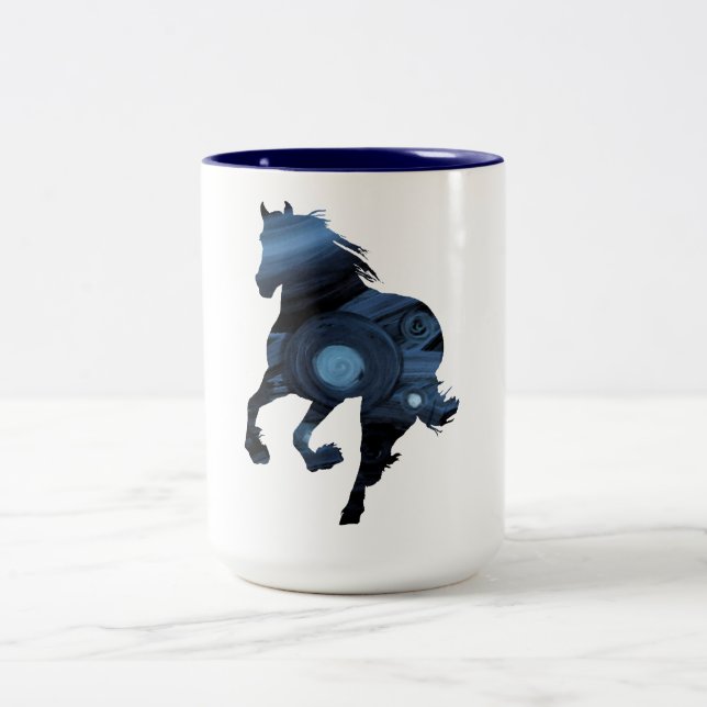 Caneca do Dois-Tom do cavalo (Centro)