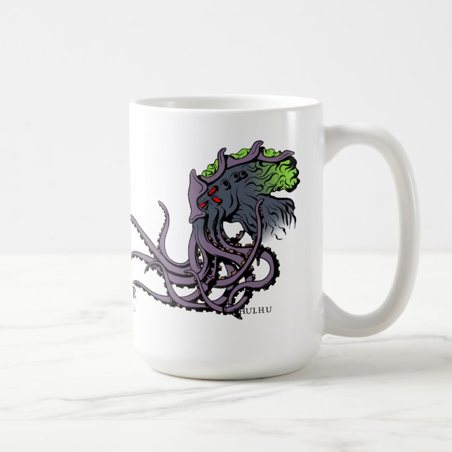 Caneca do dom de Lovecraftian: Tinta da cor de (Direita)