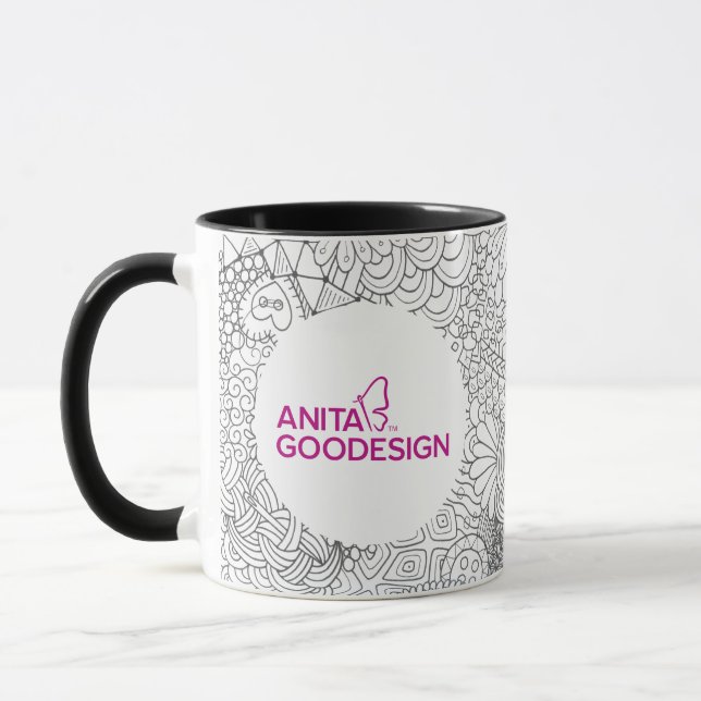 Caneca do Doodle de AGD (Esquerda)