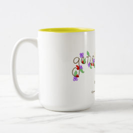 Caneca do doodle do divertimento