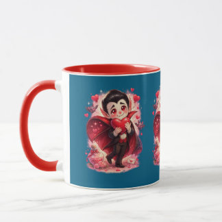 Caneca do Drácula Engraçado do Dia dos Namorados