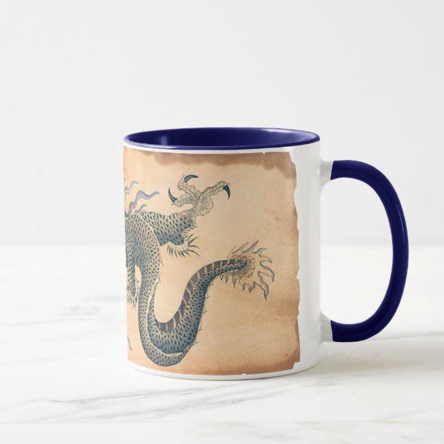 Caneca do dragão da arte do tatuagem (Direita)