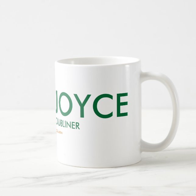 Caneca do Dubliner de James Joyce (Direita)
