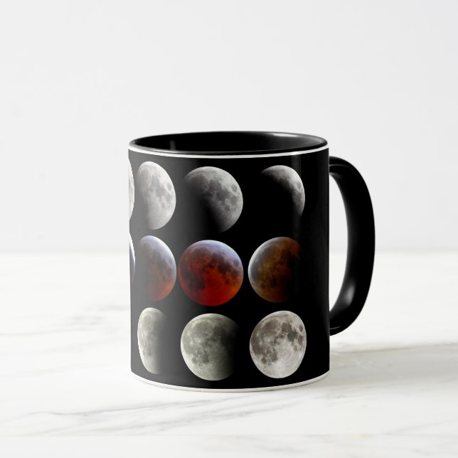 Caneca do eclipse lunar (Frente Esquerda)