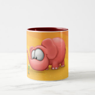 Caneca do elefante e do sem-fim