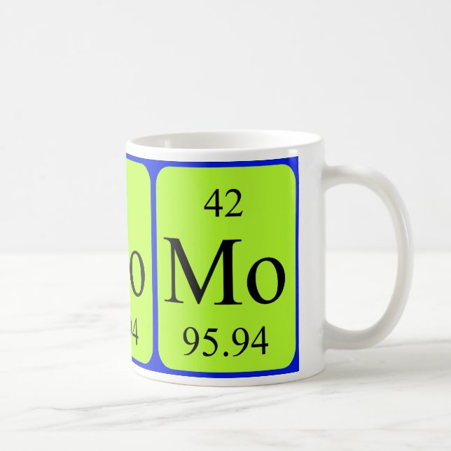 Caneca do elemento 42 - molibdênio (Direita)