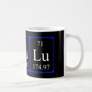 Caneca do elemento 71 - Lutetium