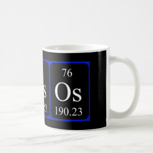 Caneca do elemento 76 - ósmio