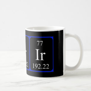 Caneca do elemento 77 - irídio