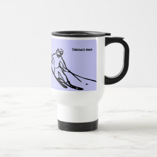 Caneca do esquiador de Telemark