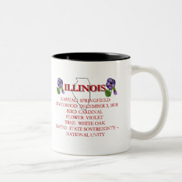 Caneca do estado de Illinois