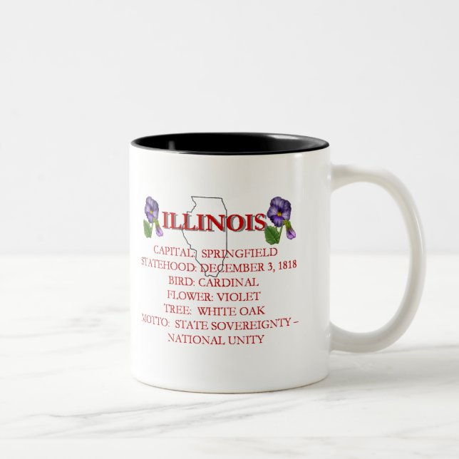 Caneca do estado de Illinois (Direita)