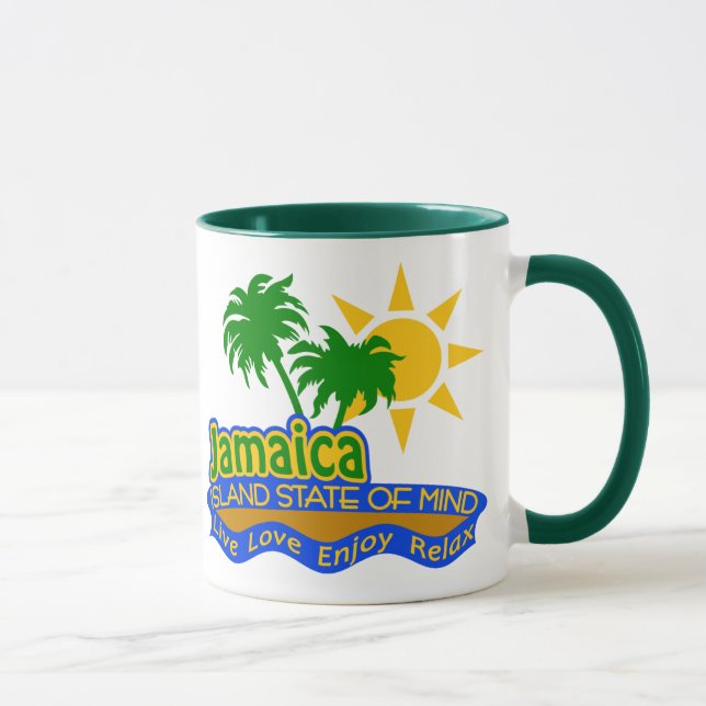 caneca do estado mental da Jamaica (Direita)