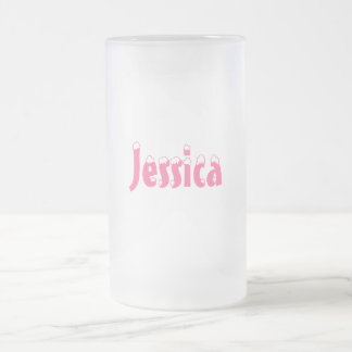 Caneca do Estilo-Fosco do Jessica-Nome