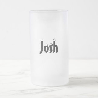Caneca do Estilo-Fosco do Josh-Nome