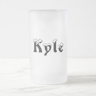 Caneca do Estilo-Fosco do Kyle-Nome