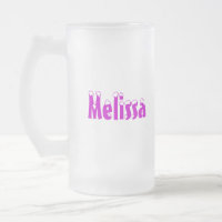 Caneca do Estilo-Fosco do Melissa-Nome