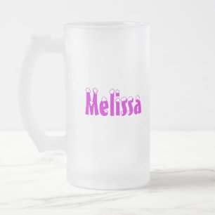 Caneca do Estilo-Fosco do Melissa-Nome