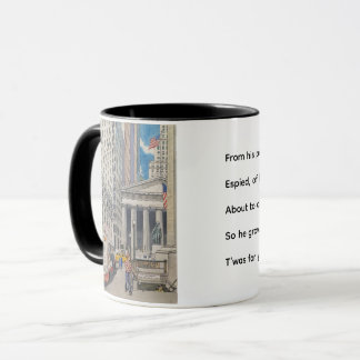 Caneca do Federal Hall, NYC com Limerick