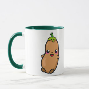 Caneca do feijão de Kawaii