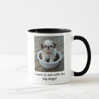 Caneca do filhote de cachorro de Shih Tzu