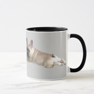 Caneca do filhote de cachorro do buldogue francês