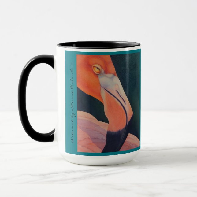 caneca do flamingo 15oz (Esquerda)