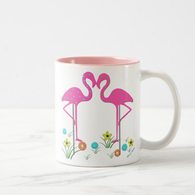 Caneca do flamingo do verão (Direita)