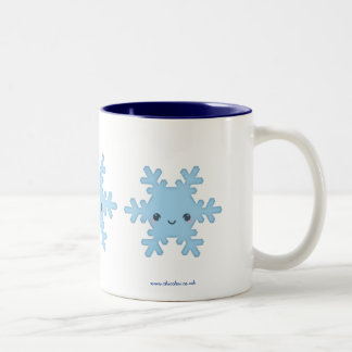 Caneca do floco de neve de Kawaii