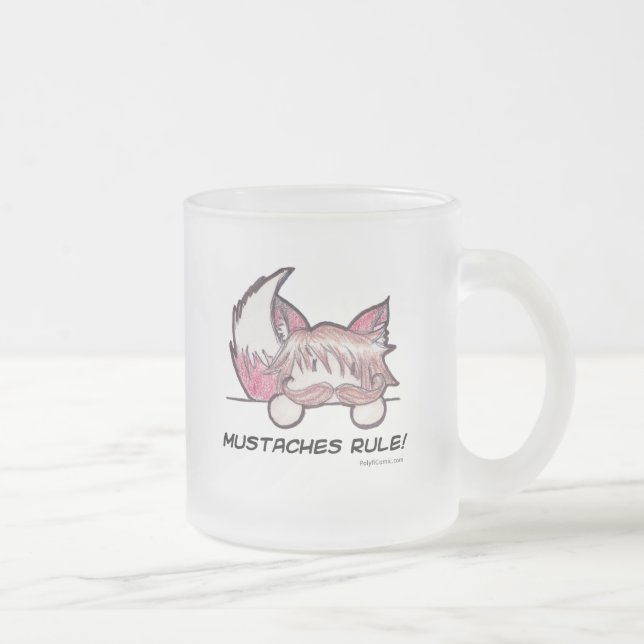 Caneca do fosco da regra dos bigodes (Direita)