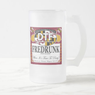 Caneca do fosco de DTF Fredrunk