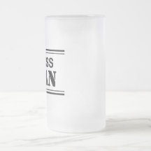 Caneca do fosco do homem do chefe