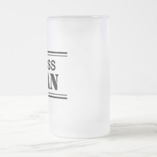 Caneca do fosco do homem do chefe