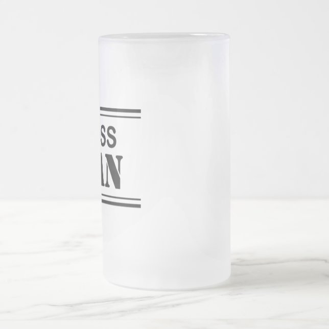 Caneca do fosco do homem do chefe (Centro)